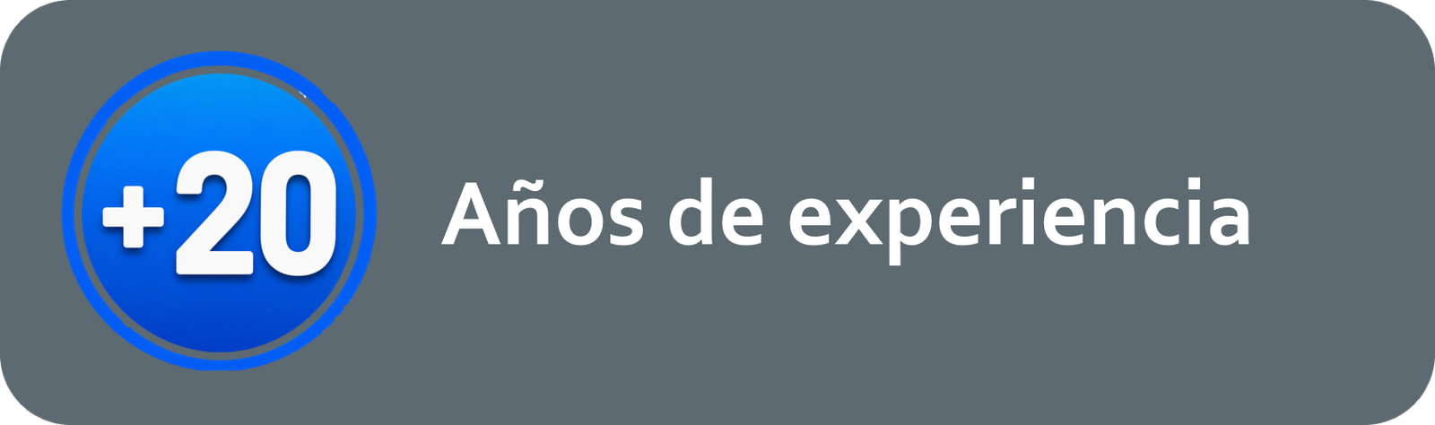 años de experiencia